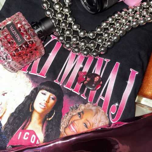 Nicki Minaj Nicki Minaj T-shirt Nicki Minaj Fan Nicki Minaj Gift Rapper Homage Graphic Shirt Unisex T-shirt photo review