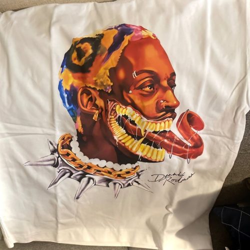 Dennis Rodman Venom Graffiti Print T-Shirt - Streetwear Tee photo review